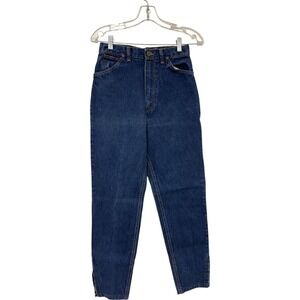 Vintage 70s Wrangler Zippered Ankle Jeans Women‎ 28" Blue Denim Western Rare